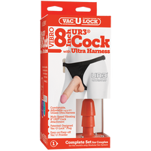 Load image into Gallery viewer, Vibrating Strapon with Cock and Ball Dong