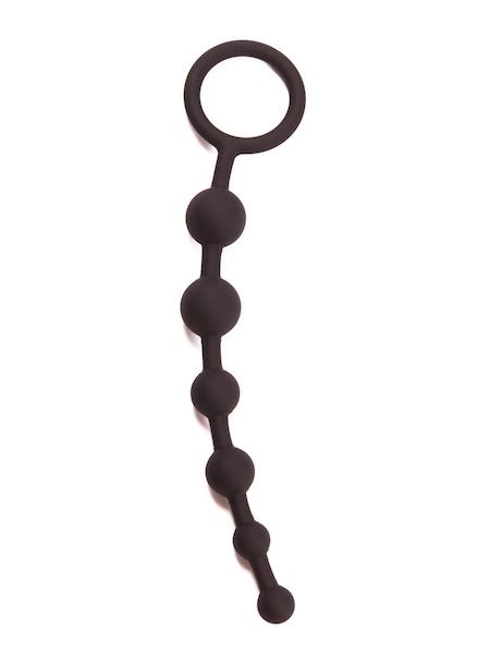 Black 6-Bead Anal Beads