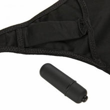 Load image into Gallery viewer, Black Rose Secret Garden Vibrating Panties