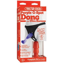 Load image into Gallery viewer, Vac-U-Lock Lucid Dream #14 Purple G-Spot Dong With Ultra Harness