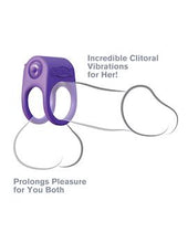 Load image into Gallery viewer, Fantasy C-Ringz Silicone Duo Ring - Purple