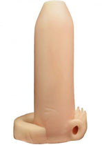 Doctor Loves Deemun Penis Girth Enhancer Vibrating 6 x 2 Inch Flesh