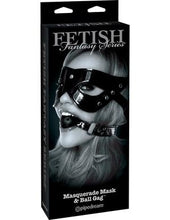 Load image into Gallery viewer, Fetish Fantasy Limited Edition Masquerade Mask and Ball Gag