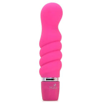 Maia Twisty Silicone G-Spot Vibe Neon Pink