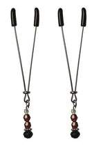 Sex and Mischief Ruby Nipple Clips - Black