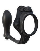 Load image into Gallery viewer, A buttplug with cock and balls ring