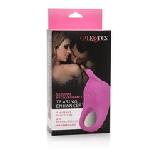Load image into Gallery viewer, Silicone Rechargeable Teasing Enhancer - Pink