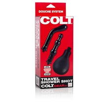 Load image into Gallery viewer, Colt Travel Shower Shot Enema Kit - Black