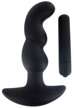 Load image into Gallery viewer, Master Series Onyx Silicone Anal Plug Vibrating