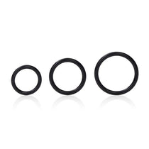 Silicone Support Rings - Black 3pk