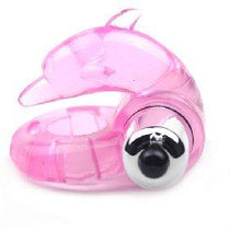 Jelly Dolphin Vibrating Cock Ring
