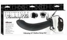 Load image into Gallery viewer, Fetish Fantasy Elite Vibrating 10" Hollow Strap-On