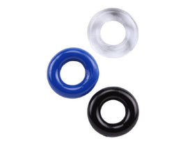Stay Hard Stamina Cockring 3Pc Set