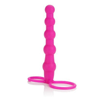 Love Rider BEADED Silicone Dual Penetrator
