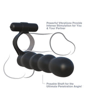 Load image into Gallery viewer, Fantasy C-Ringz Posable Partner Double Penetrator - Black
