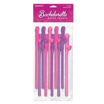 Bachelorette Party Pecker Straws  -10pk