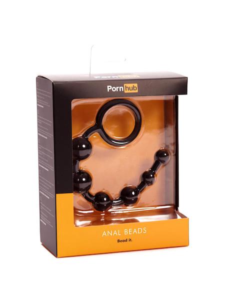 Black 6-Bead Anal Beads