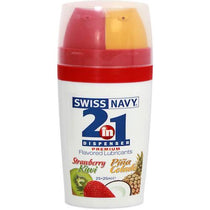 Swiss Navy 2-in-1 Premium Flavored - Strawberry Kiwi, Pina Colada