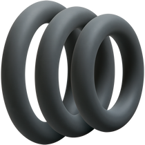 OptiMALE 3pc Cock-Ring Set THICK