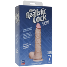 Load image into Gallery viewer, The Realistic Cock + Balls UR3 Slim 7inch - Flesh