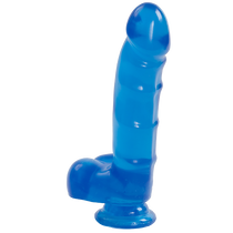 Jelly Jewels Cock & Balls with Suction Cup