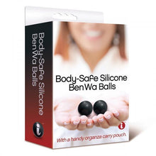 Load image into Gallery viewer, Body-Safe Ben Wa Balls Silicone - Black