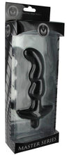 Load image into Gallery viewer, Master Series Onyx Silicone Anal Plug Vibrating