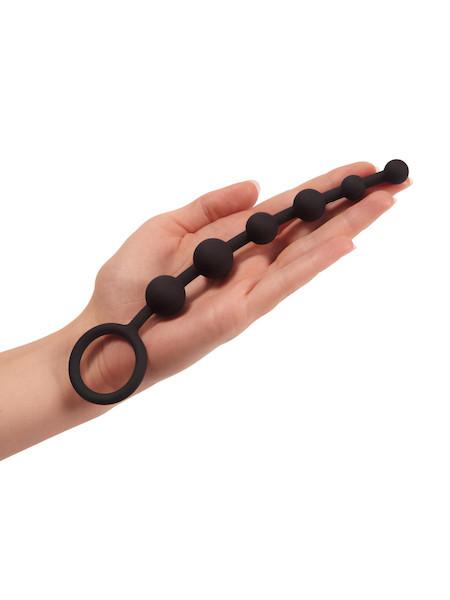 Black 6-Bead Anal Beads