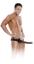 Load image into Gallery viewer, Fetish Fantasy Chocolate Dream Hollow Vibrating Strap On