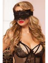 STM-40135 Eyelash Blindfold OS - Black