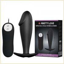 Pretty Love Special Anal Stimulation Vibration Plug - Black