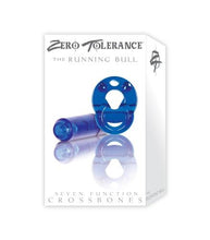 Load image into Gallery viewer, Zero Tolerance Running Bull Cock Ring - Blue