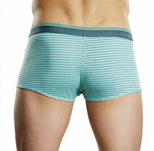 Load image into Gallery viewer, Male Power Blue Heather Stripe Pattern Boxers
