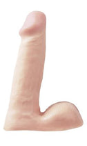 Basix 6Inch Dong (With Balls) - Flesh