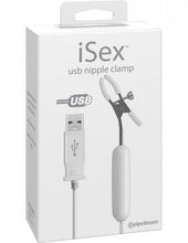 Load image into Gallery viewer, iSex USB Vibrating Nipple Clamp