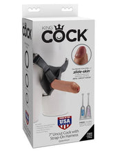 Load image into Gallery viewer, King Cock Strap-On Harness w/7inch Uncut Cock