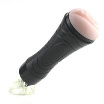 Vibrating Pussy Stroker With Locking Suction Cup
