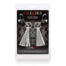 Load image into Gallery viewer, Silver Tasseled Nipple Clamps