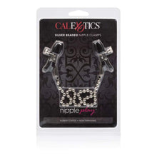 Load image into Gallery viewer, Soft Adjustable Silver Nipple Clamps