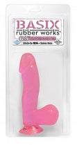 Basix 6.5inch Dong with Suction Cup