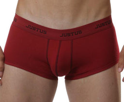 Justus Boyz Red Contrast Stitch Trunk