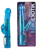 Exotik Beaver Waterproof Vibrator - Blue