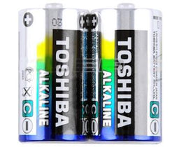Toshiba C Alkaline Batteries Shrink Wrapped (2 Pack)
