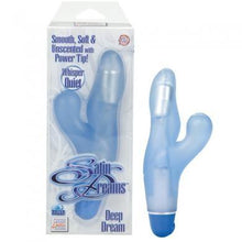 Load image into Gallery viewer, Satin Dreams Deep Dream Vibrator - Blue
