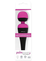 Palm Power Massager Rechargeable -Black/Fuschia