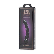 Load image into Gallery viewer, Fifty Shades Freed It's Divine Beaded Glass Wand - Black