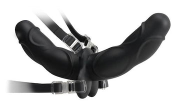 Fetish Fantasy Elite Double Delight Strap On - Black
