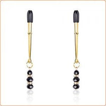 Nipple Tweezers 3 Bead - Gold