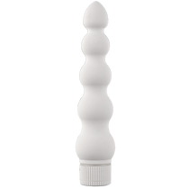 White Nights 7inch Ribbed Vibrator