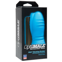 Load image into Gallery viewer, OptiMALE Vibrating Stroker - Thick Ribs - Blue